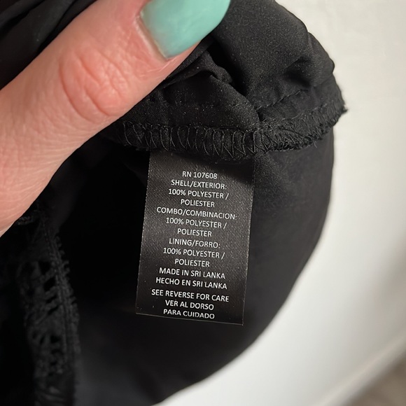 ❄️Holiday Dress❄️ Nicole Miller Black Eyelet Cocktail Dress A-Line - Picture 7 of 9